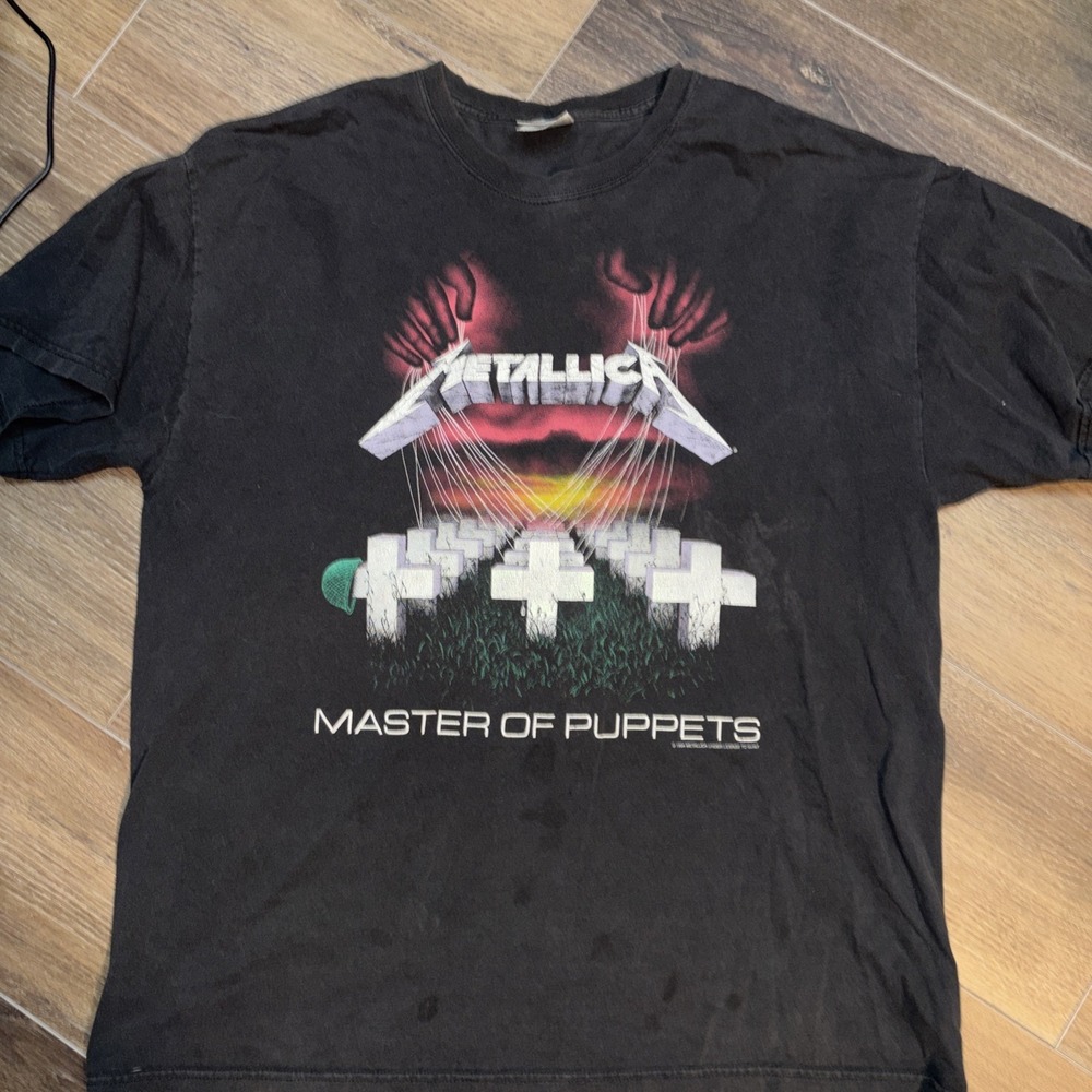 Vintage 1994 Metallica Master Of‎ Puppets T Shirt Size Xl